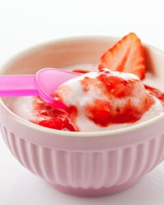 Strawberry curd