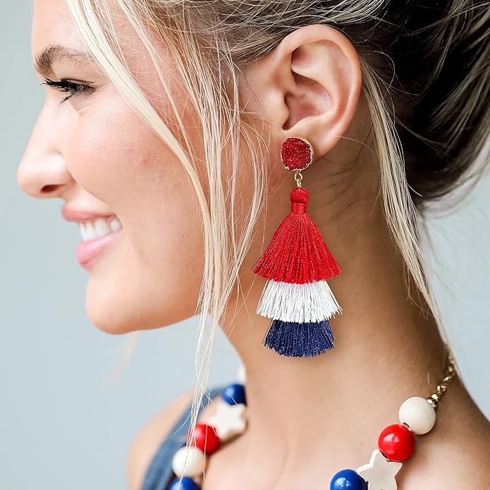 Patriotic Earrings