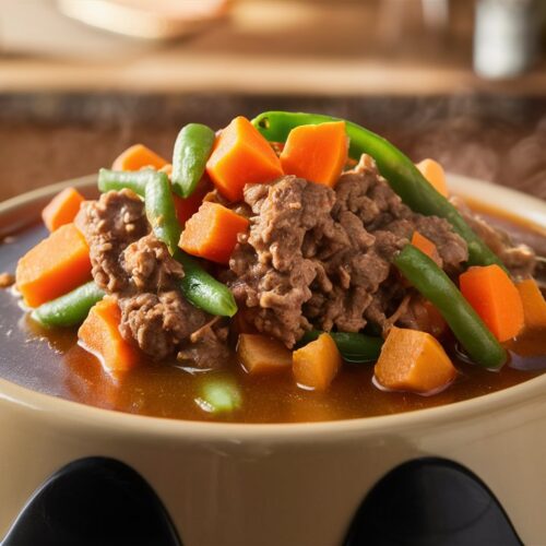 Beef and Vegetable Stew: Homemade Dog Food Recipes