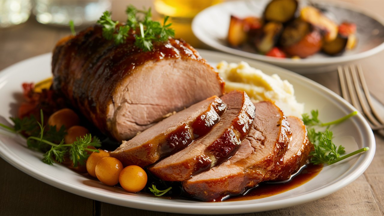 Honey Soy Garlic Glazed Frozen Pork Loin In Oven