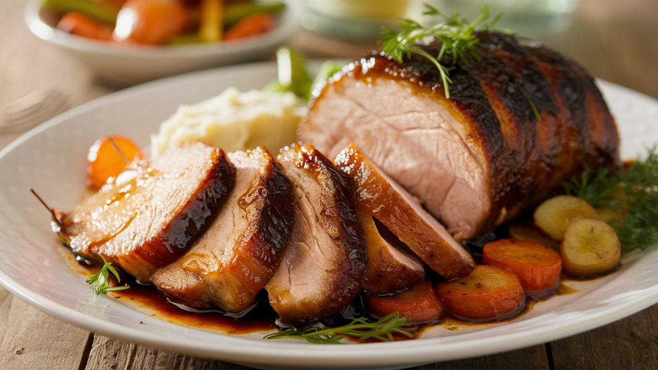 Honey Soy Garlic Glazed Frozen Pork Loin