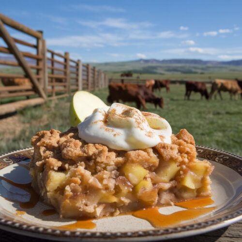 Bourbon Apple Crisp